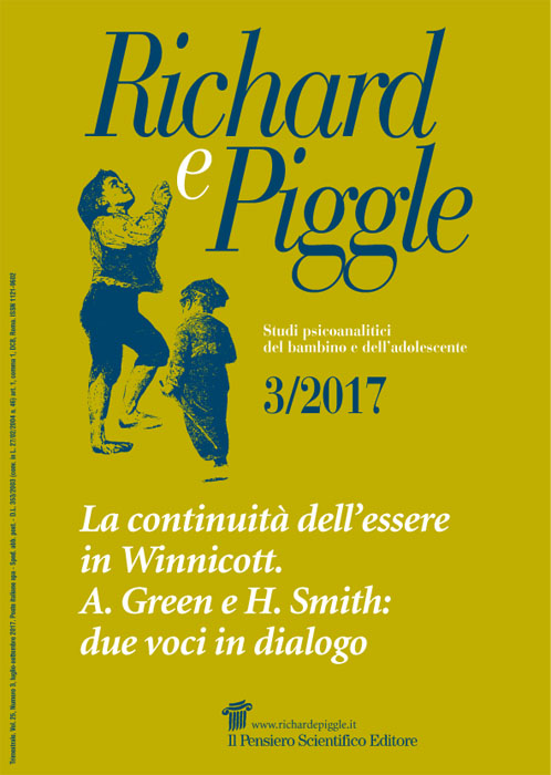 2017 Vol. 25 N. 3 Luglio-SettembreLa continuità dell'essere in Winnicott